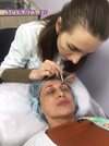 Учимся корректировать и красить бровки. Практическое занятие в Учебном Центре.